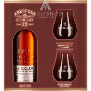 Aberlour 12 Year Old + szklanki