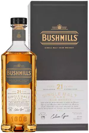 Bushmills 21 letni Three Woods Madeira Bourbon Sherry
