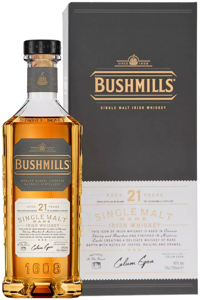 Bushmills 21 letni Three Woods Madeira Bourbon Sherry