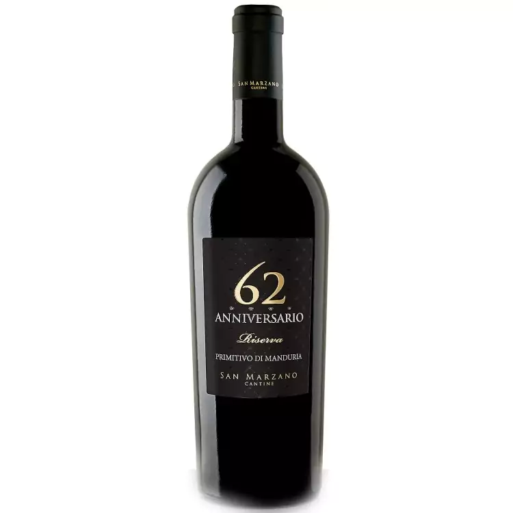 Anniversario 62 Primitivo di Manduria Riserva San Marzano