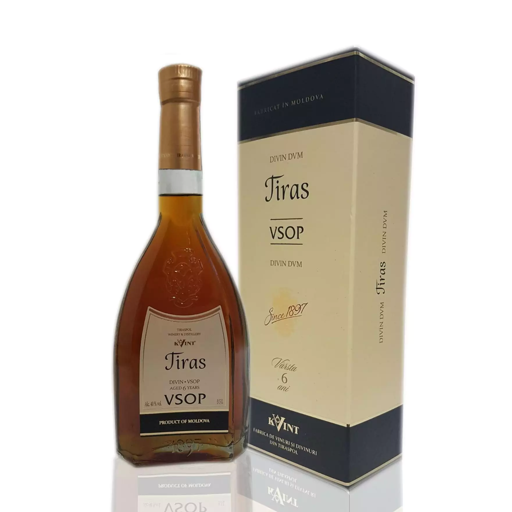 Brandy Kvint Tiras Divin 6 lat VSOP