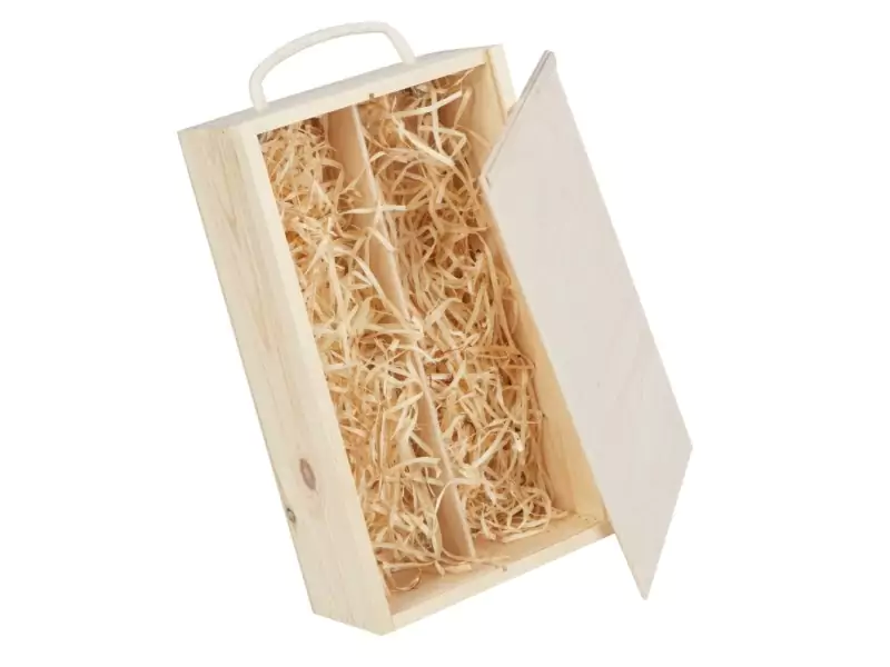 Skrzynia drewniana na 2 but.