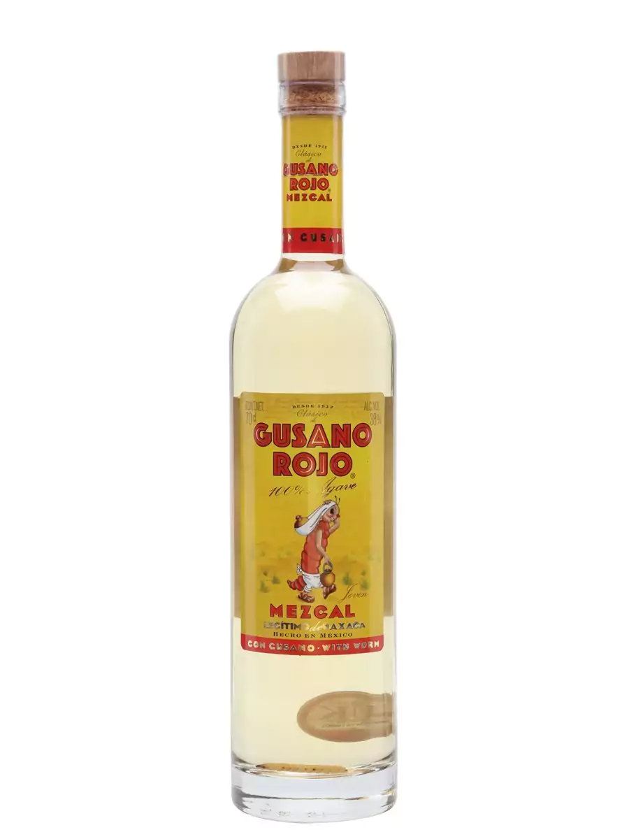 TEQUILA MEZCAL GUSANO ROJO 0,7L