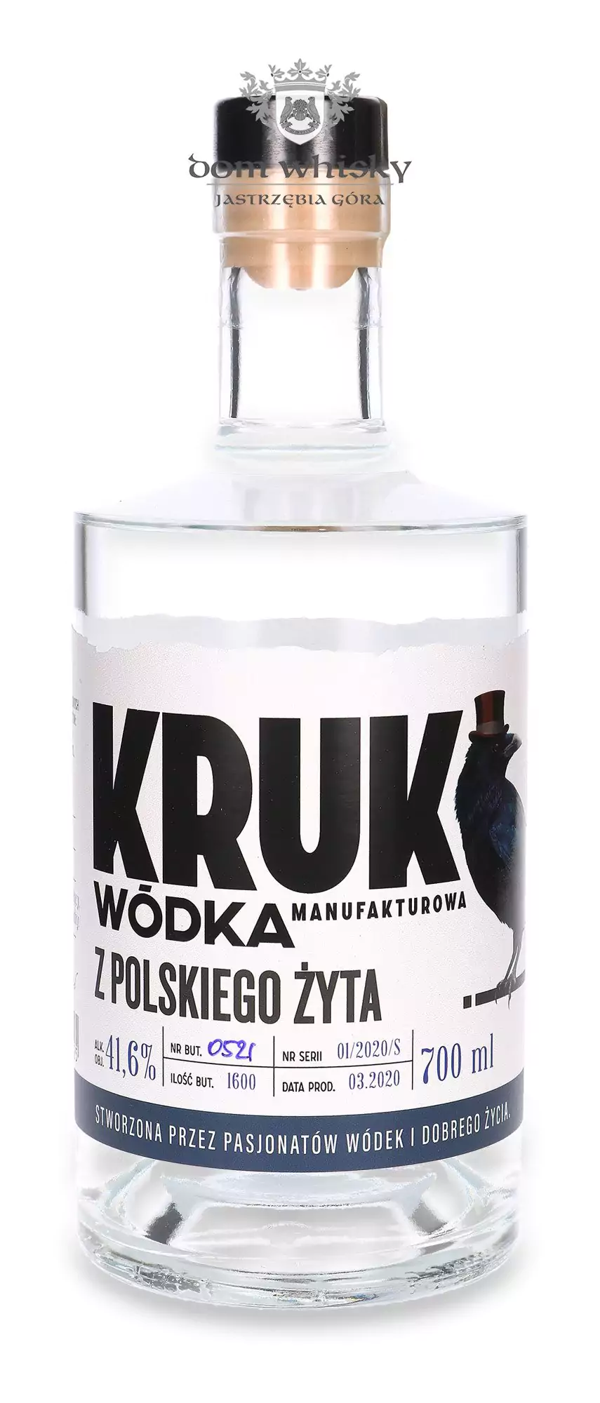 Wódka Kruk z Polskiego Żyta 0,5