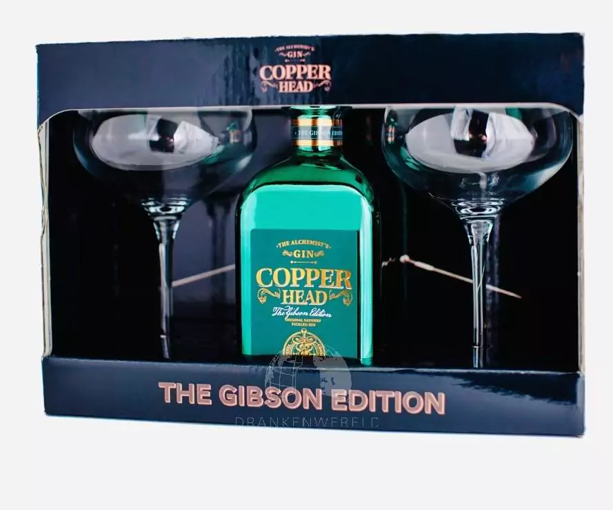 Gin COPPERHEAD THE GIBSON EDITION 0,5L Martini Box