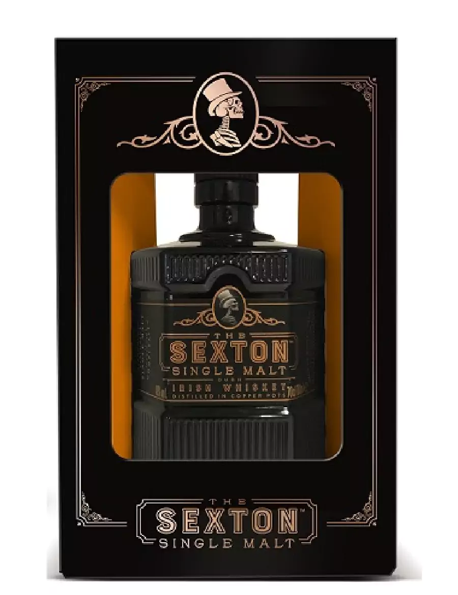 SEXTON IRISH SINGLE MALT WHISKEY z nalewakiem