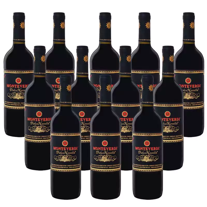 Monteverdi Dolce Novella 12 szt poziomkowe