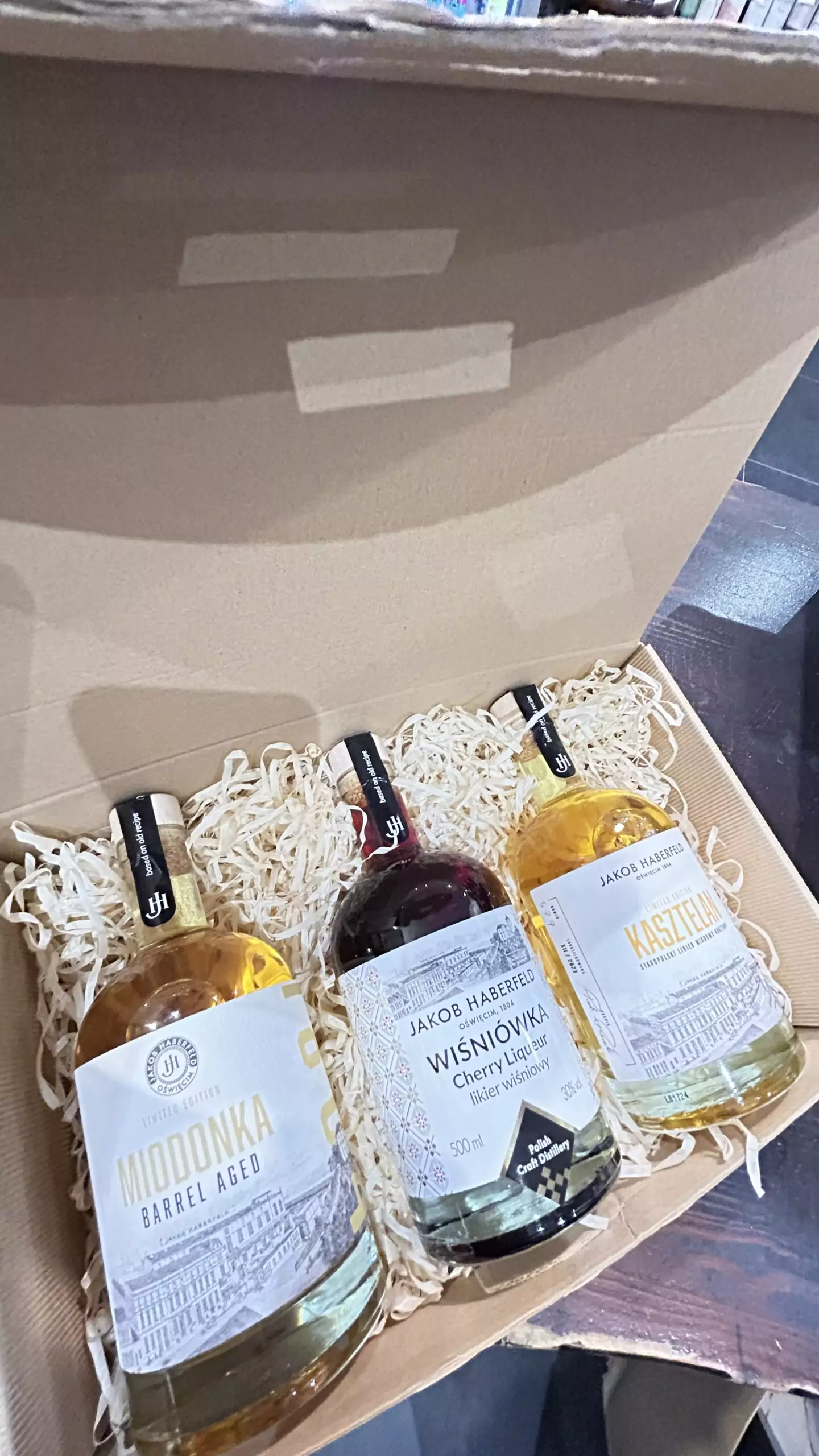 Jakob Haberfeld likiery zestaw prezentowy