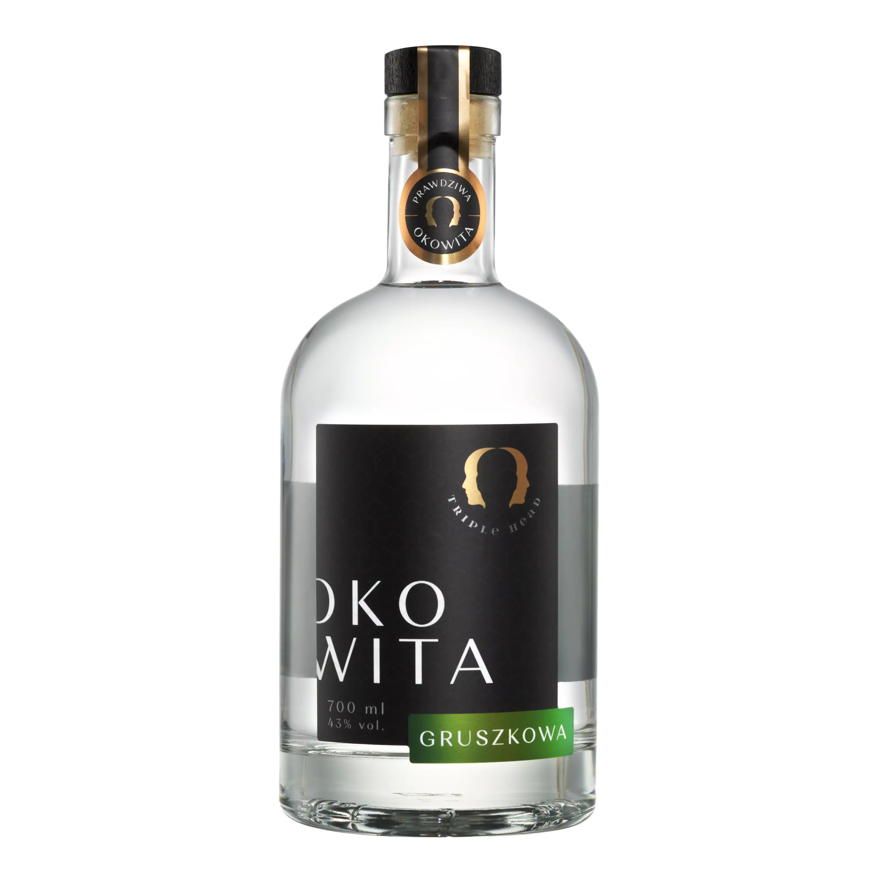 Wódka Silesia Distillery Triple Head Okowita Gruszkowa 43% 0,7