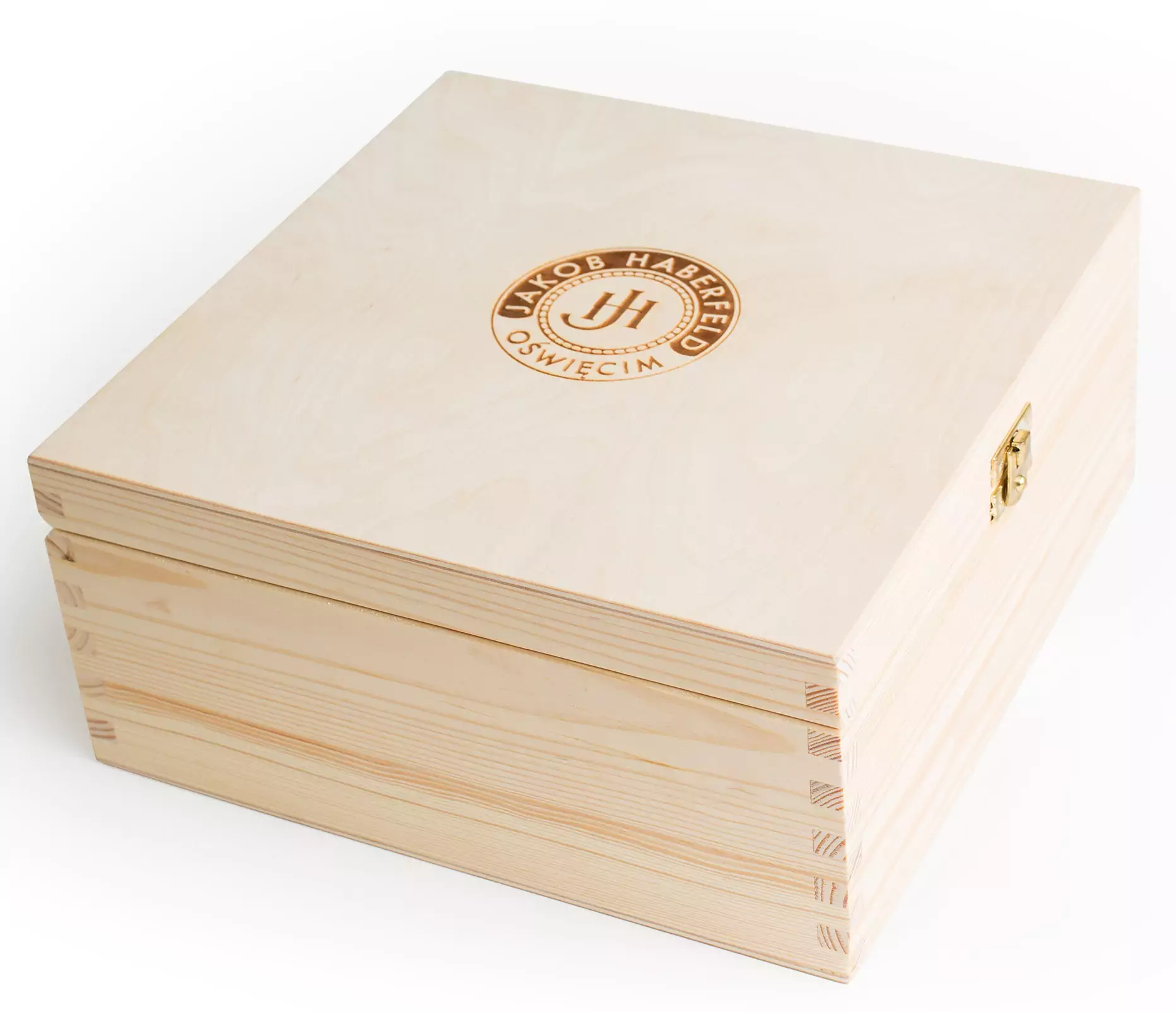 Skrzynka drewniana na 1 butelkę Jakoba Haberfelda