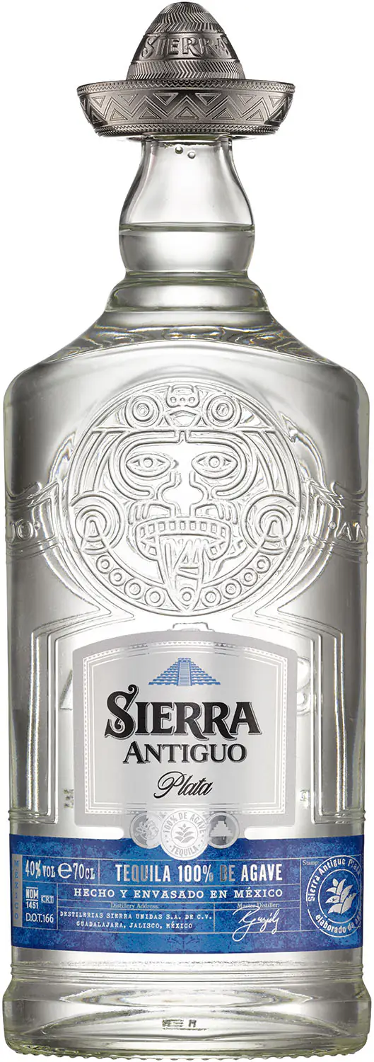 Tequila SIERRA ANTIGUO Plata 0,7 40%