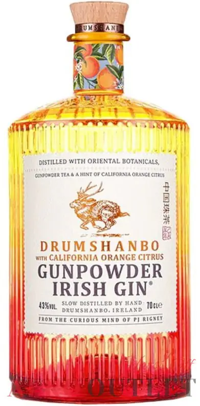 DRUMSHANBO GUNPOWDER IRISH GIN ORANGE