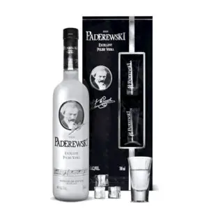 Wódka Paderewski 0,7 l + z kieliszkami