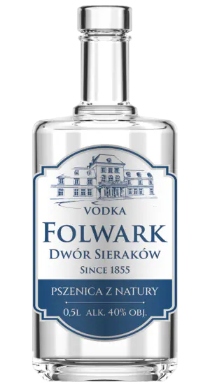 Wódka Folwark Dwór Sieraków Pszeniczna 40% 0.5l